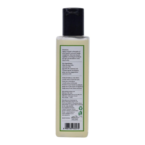 Natuur Hand sanitizer gel Lemongrass and eucalyptus
