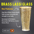 Brass Lassi Glass 950 ml 0.54kg