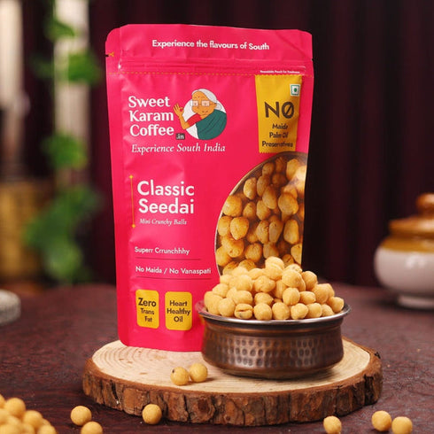 Sweet Karam Coffee Classic Seedai Mini Crunchy Balls