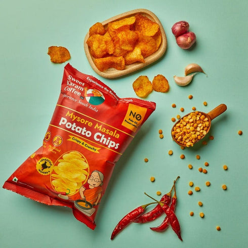 Sweet Karam Coffee Potato Chips - Mysore Masala