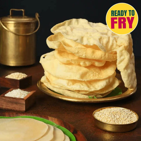 Sweet Karam Coffee Urad Dal Papad (Ulundhu Appalam)