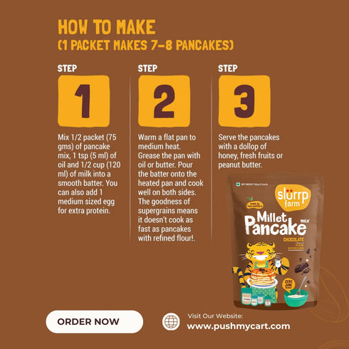 Slurrp Farm Chocolate Millet Pancake 150g