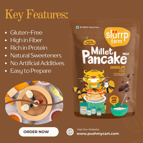 Slurrp Farm Chocolate Millet Pancake 150g