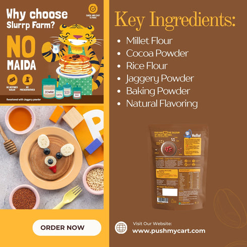 Slurrp Farm Chocolate Millet Pancake 150g