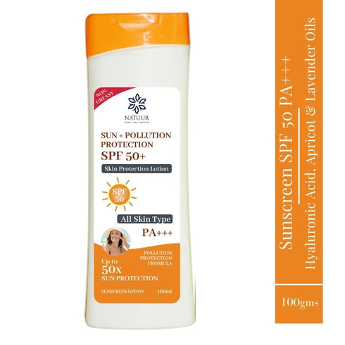 Natuur Sunscreen SPF 50 with Hyaluronic Acid