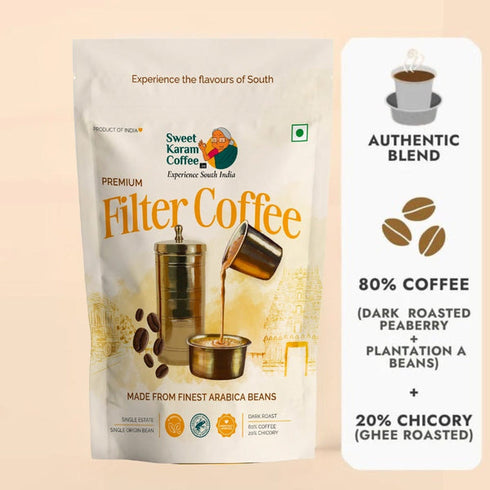 Sweet Karam Coffee Premium Filter Coffee Powder 80:20
