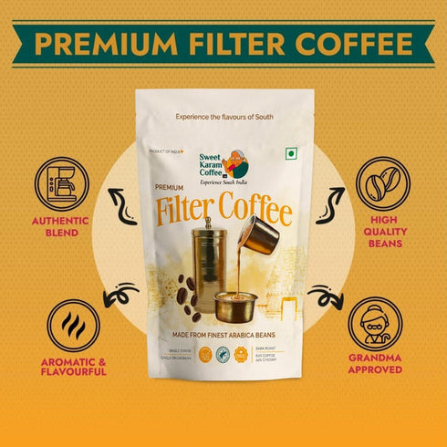 Sweet Karam Coffee Premium Filter Coffee Powder 80:20