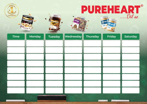 Pureheart Nut spread Combo of Creamy Cashew | Choco Hazelnut | Choco Almond | Choco Mixed Nut | and Creamy Peanut Butter |