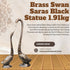 Brass Swan Saras Black Statue 1.91kg