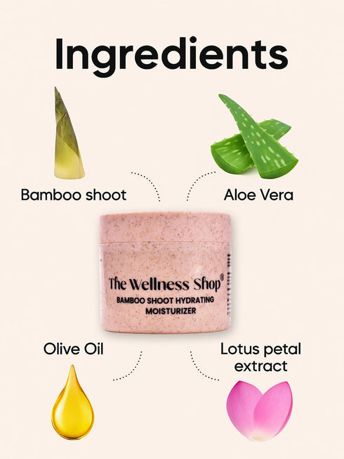 The wellness shop BAMBOO SHOOT HYDRATING MOISTURIZER