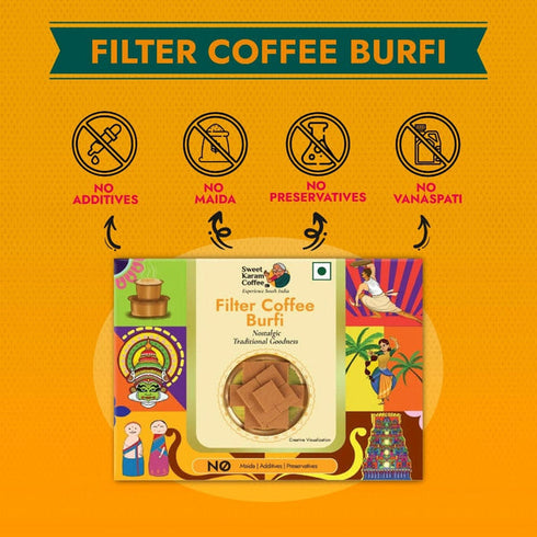 Sweet Karam Coffee Filter Coffee Burfi