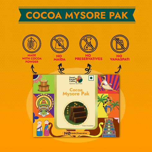 Sweet Karam Coffee Chocolate/ Cocoa Mysorepak
