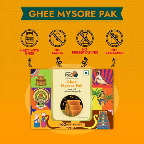 Sweet Karam Coffee Ghee Mysorepak Soft