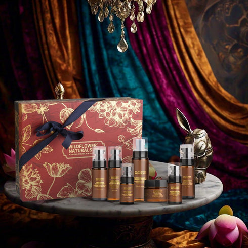 Wildflower Naturals Majestic Glow Ritual with Kumkumadi and Donkey Milk