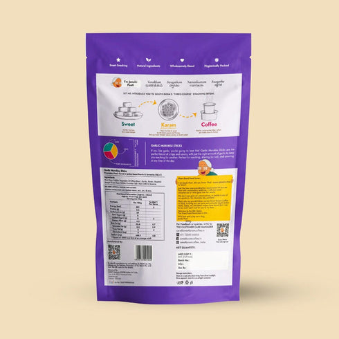 Sweet Karam Coffee Garlic Murukku Sticks