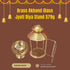 Brass Akhand Glass Jyoti Diya Stand 579g