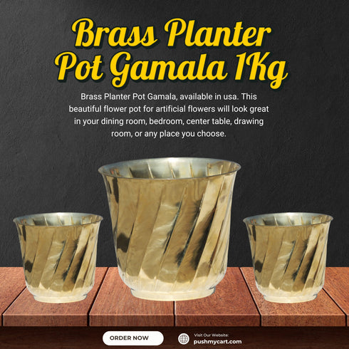 Brass Planter Pot Gamala 1Kg