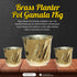 Brass Planter Pot Gamala 1Kg