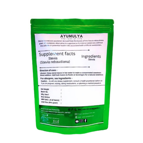 Ayumulya Stevia Dry Leaves