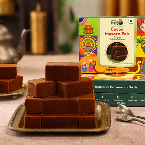 Sweet Karam Coffee Chocolate/ Cocoa Mysorepak