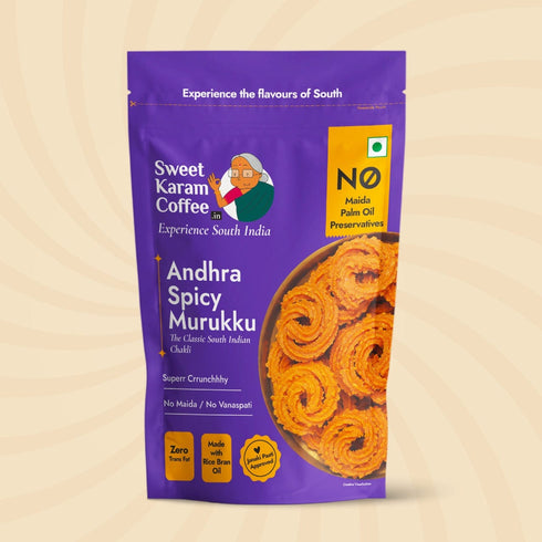 Sweet Karam Coffee Andhra Murukku (Classic Crunch)