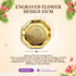 Engraved Flower Design Plate 15cm