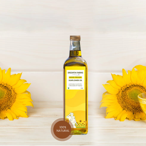 Sreshta Farms Wood Pressed Sunflower Oil