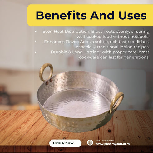 Brass Cooking Pan /Jalebi Pan