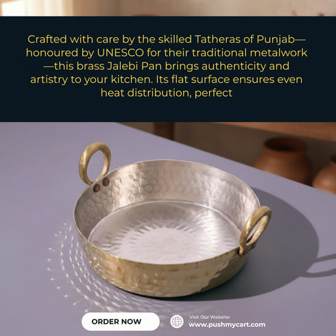 Brass Cooking Pan /Jalebi Pan