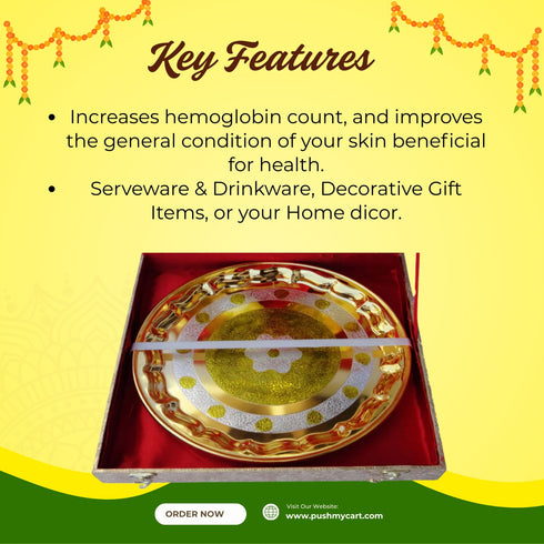 Brass Kamal Bowl Set of 9 pcs 1.064kg