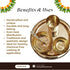 Brass Solid Dinner Thali Set