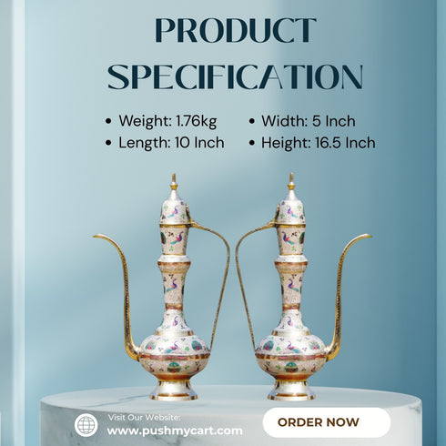 Brass Aftaba Surahi 1.76Kg