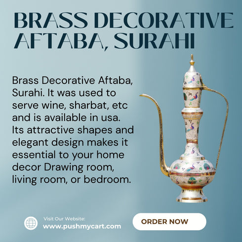 Brass Aftaba Surahi 1.76Kg