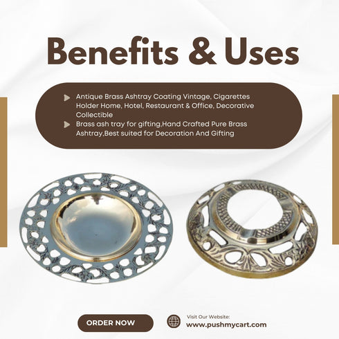 Brass Ashtray Ash | Tray 0.11kg