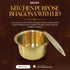 Brass Kitchen Purpose Bhagona With Lid