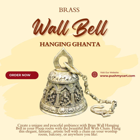 Brass Wall Bell | Hanging Ghanta 15.28Kg