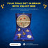 Puja Thali Set In Brass With Velvet Box
