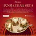 Brass Pooja Thali Set 5 Inches