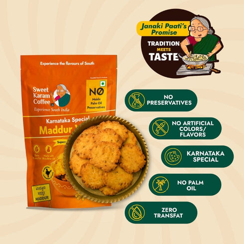Sweet Karam Coffee Maddur Vade (Karnataka Special)