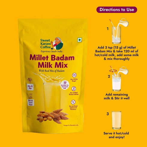 Sweet Karam Coffee Badam Milk Mix