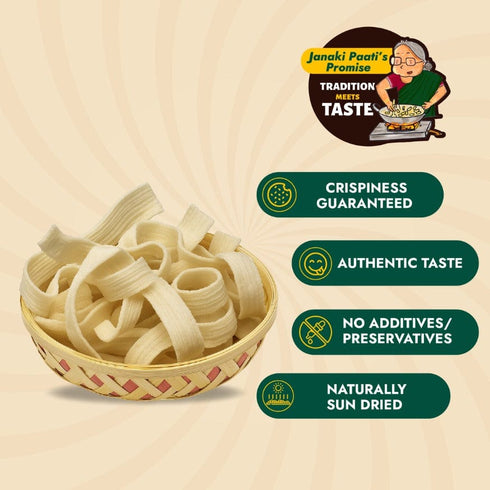 Sweet Karam Coffee Ribbon Vadam Crisps