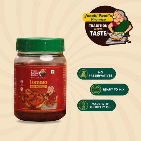 Sweet Karam Coffee Tomato Rice Mix Paste (Ready to Use)