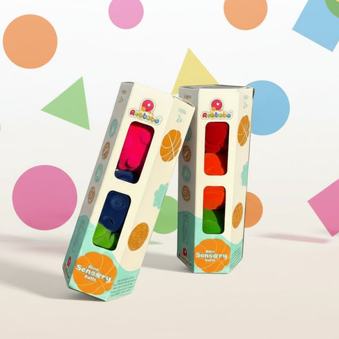 Rubbabu Rubbabu Small Stress/Sports Balls 2.5" (Set of 3)