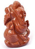 Hand Carved Gemstone Ganpati Murti for Pooja