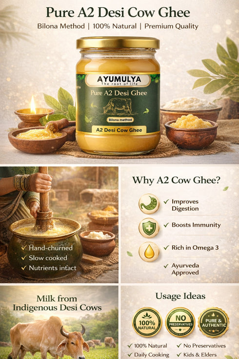 Ayumulya Bilona A2 Cow Ghee