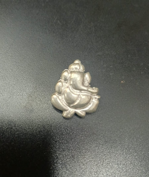 Pure Silver Ganesh Locket 3g 1 Pcs
