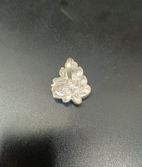 Pure Silver Ganesh Locket 3g 1 Pcs