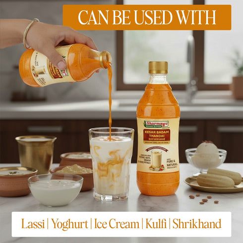 Sharmayu Ayurveda Kesar Badaam Thandai 700 ml