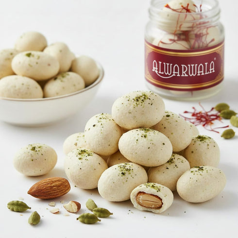 Alwarwala Almond Rasmalai Dragee