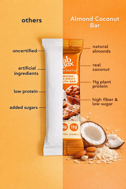 Fabbox Almond Coconut Bar 120G 30G 4 Bars